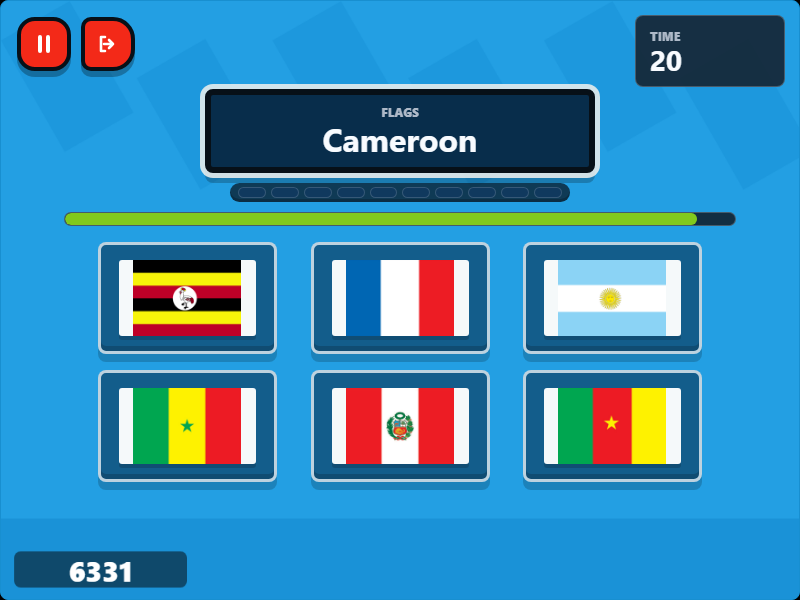Flags gameplay screenshot